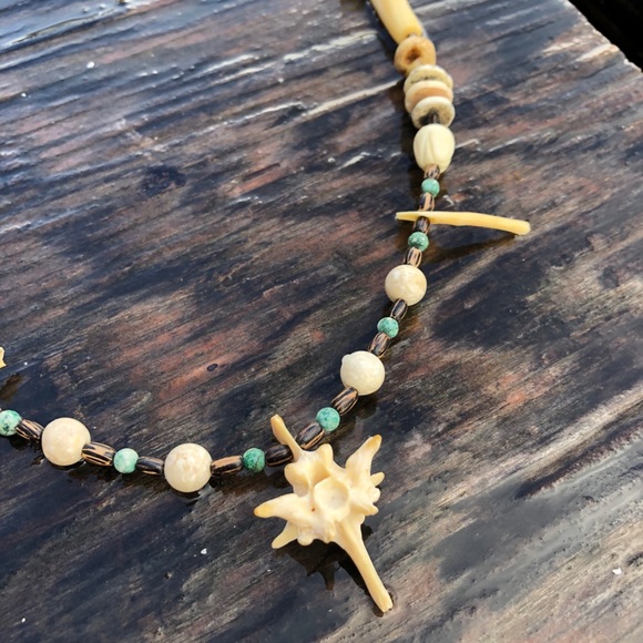 Native American Snake Bone Necklace - Picture 9 of 9